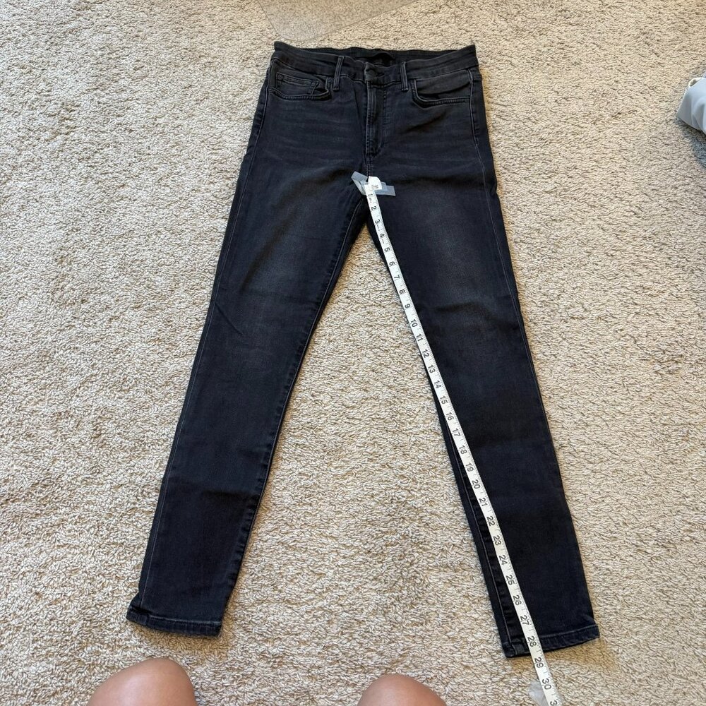 Joe's Flawless The Charlie Skinny Ankle Jeans Women's Black Size W28 High-Rise